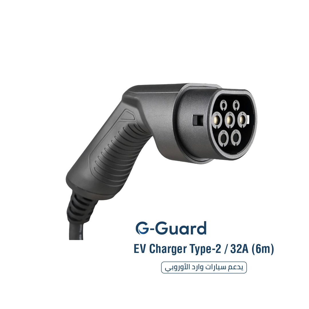Type-2--32A-(6m) EV Charger Type-2 32A (6m) - الصورة 1