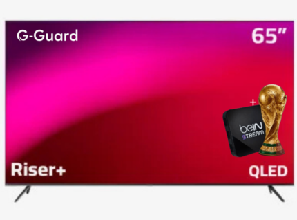 Riser + 65″ G-Guard 4k QLEDTV google TV + Free beIN stream